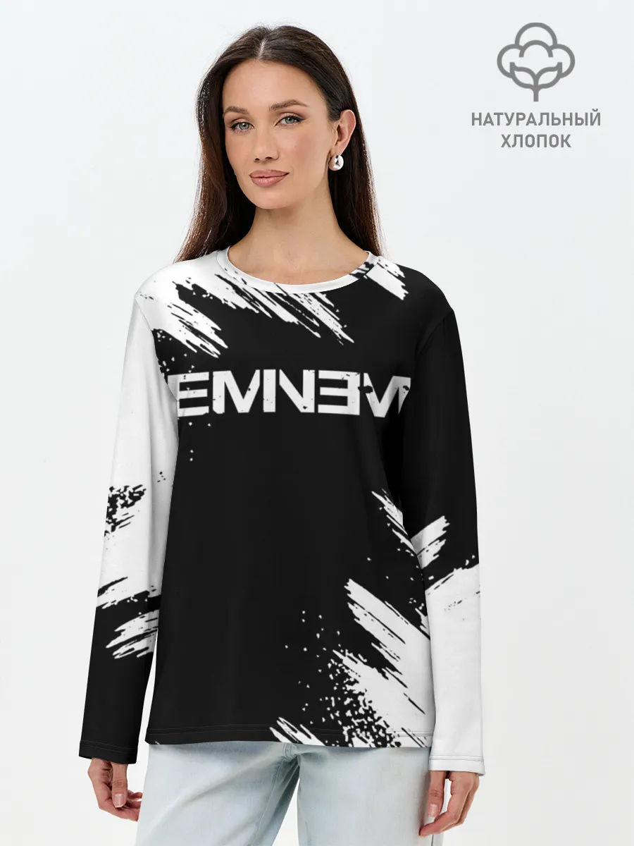 Лонгслив женский. Хлопок / EMINEM