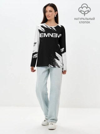 Лонгслив женский. Хлопок / EMINEM