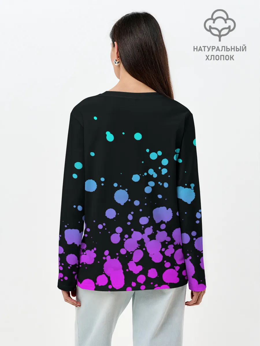 Лонгслив женский. Хлопок / PUBG