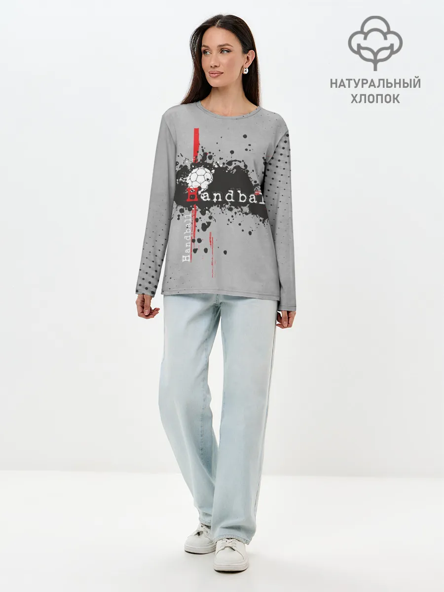 Лонгслив женский. Хлопок / Handball