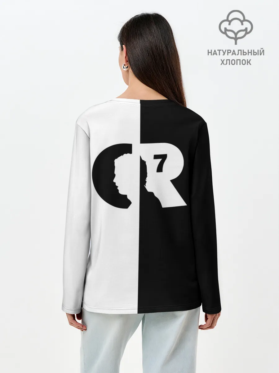 Лонгслив женский. Хлопок / Cristiano Ronaldo