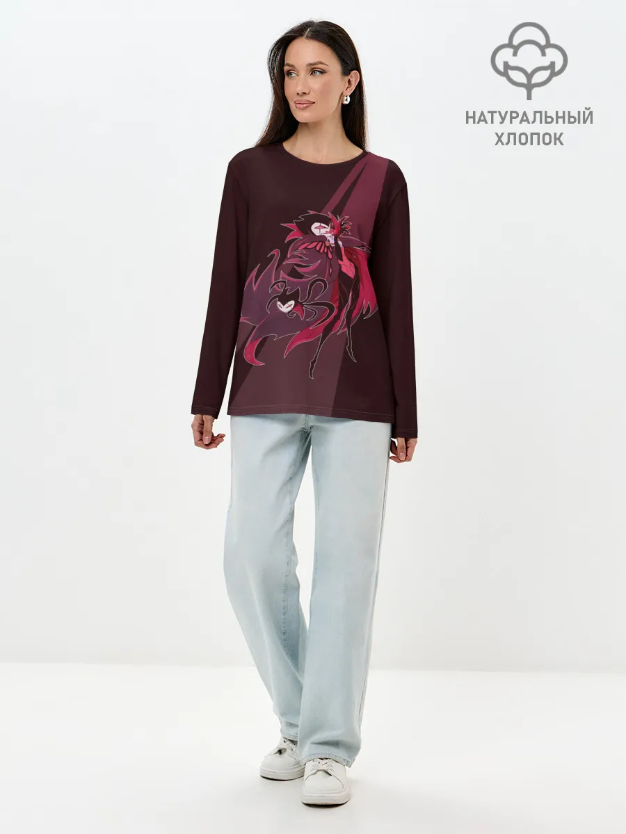 Лонгслив женский. Хлопок / Hollow Knight