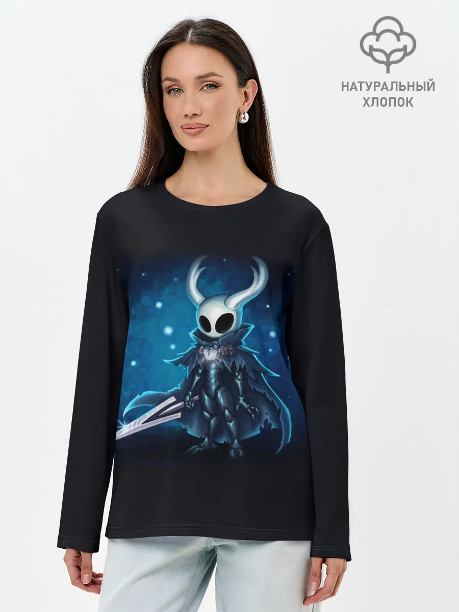 Лонгслив женский. Хлопок / Hollow Knight
