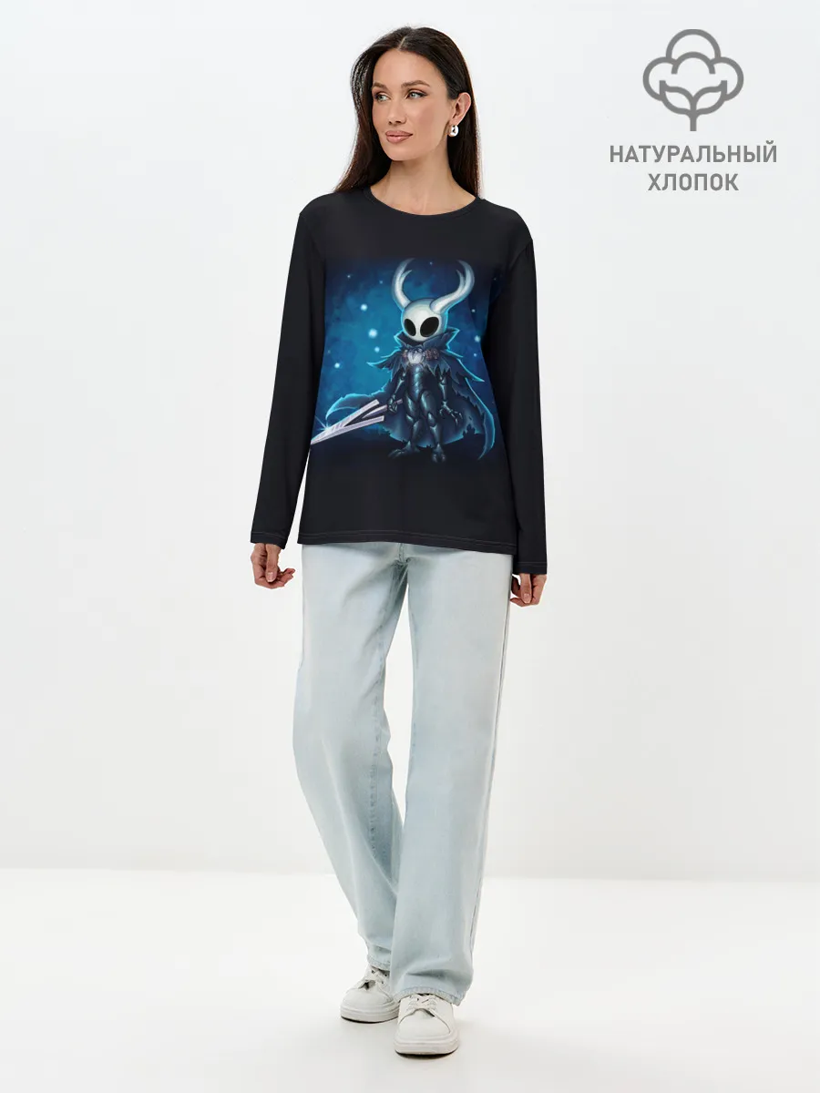 Лонгслив женский. Хлопок / Hollow Knight
