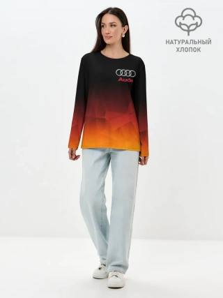 Лонгслив женский. Хлопок / AUDI | АУДИ