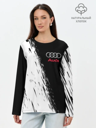 Лонгслив женский. Хлопок / AUDI | АУДИ