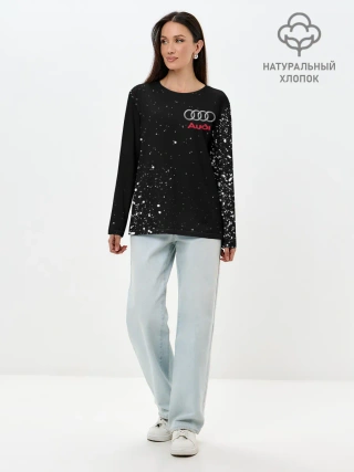 Лонгслив женский. Хлопок / AUDI | АУДИ