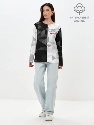 Лонгслив женский. Хлопок / AUDI | АУДИ