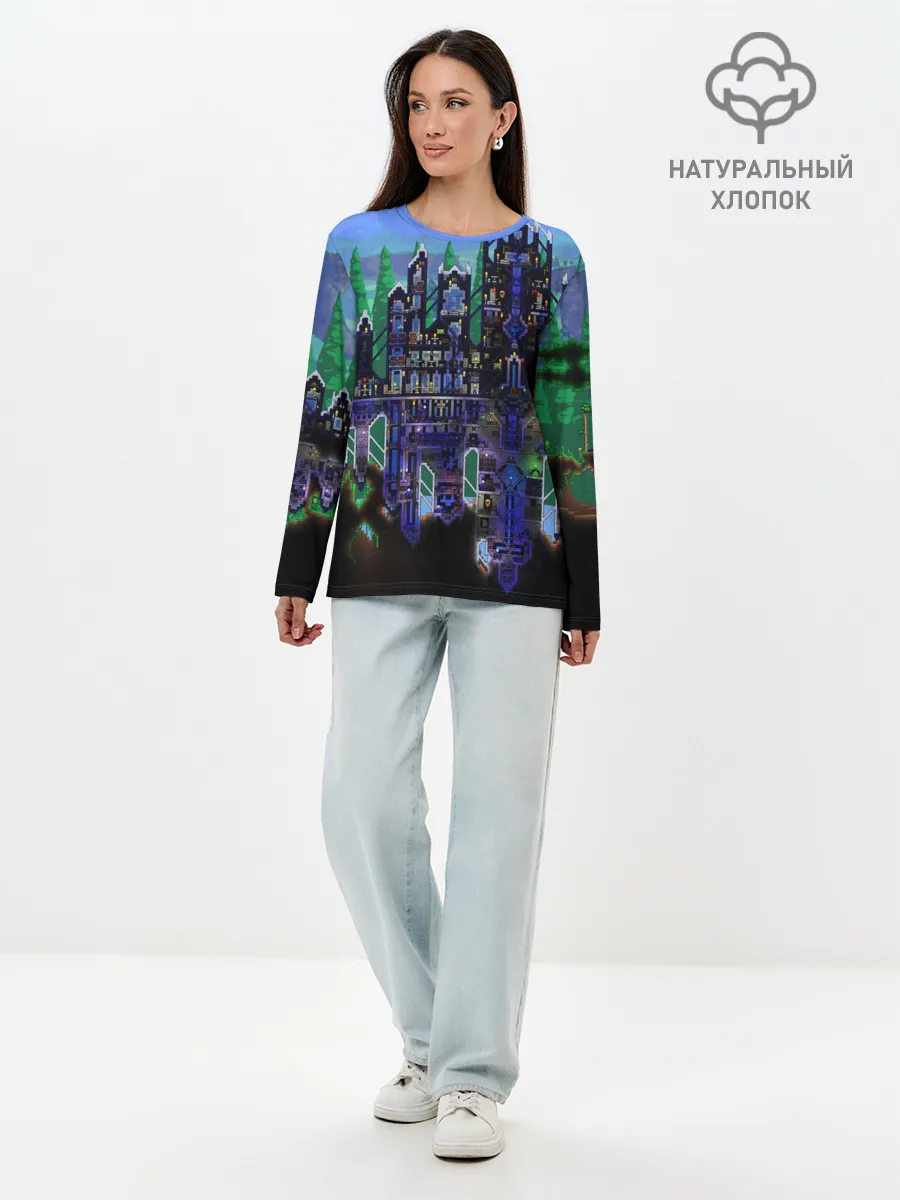 Лонгслив женский. Хлопок / TERRARIA