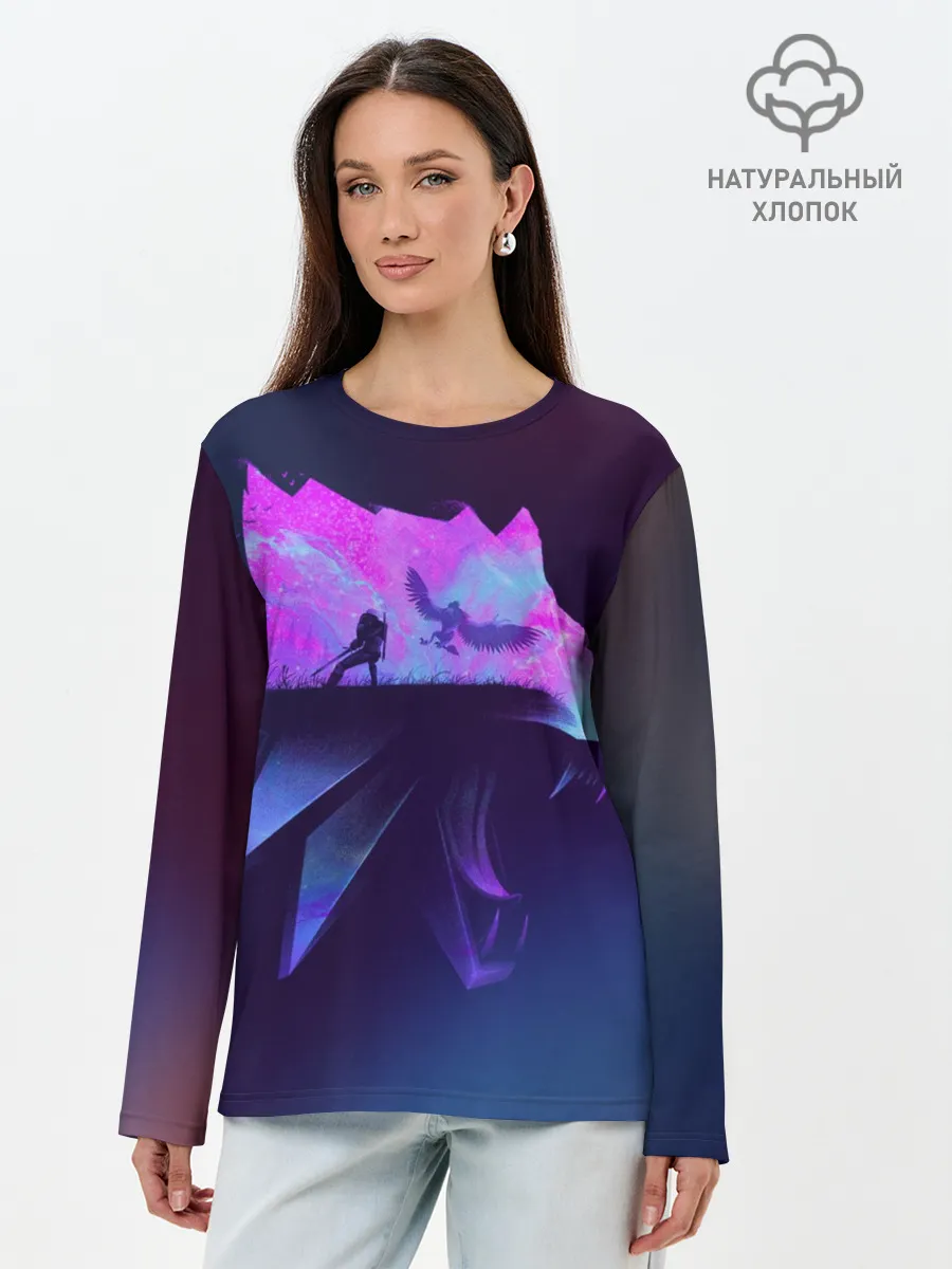 Лонгслив женский. Хлопок / The Witcher