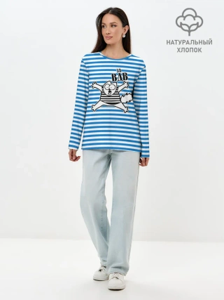 Лонгслив женский. Хлопок / За ВДВ