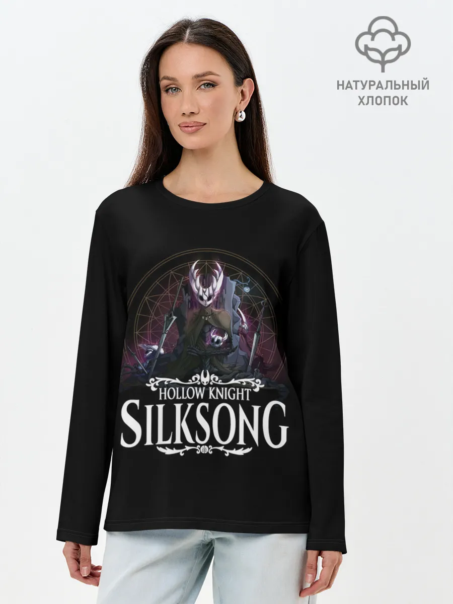 Лонгслив женский. Хлопок / Hollow Knight