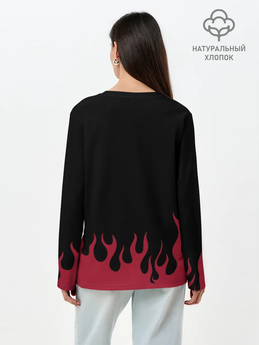 Лонгслив женский. Хлопок / Three Days Grace