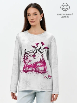 Лонгслив женский. Хлопок / Three Days Grace