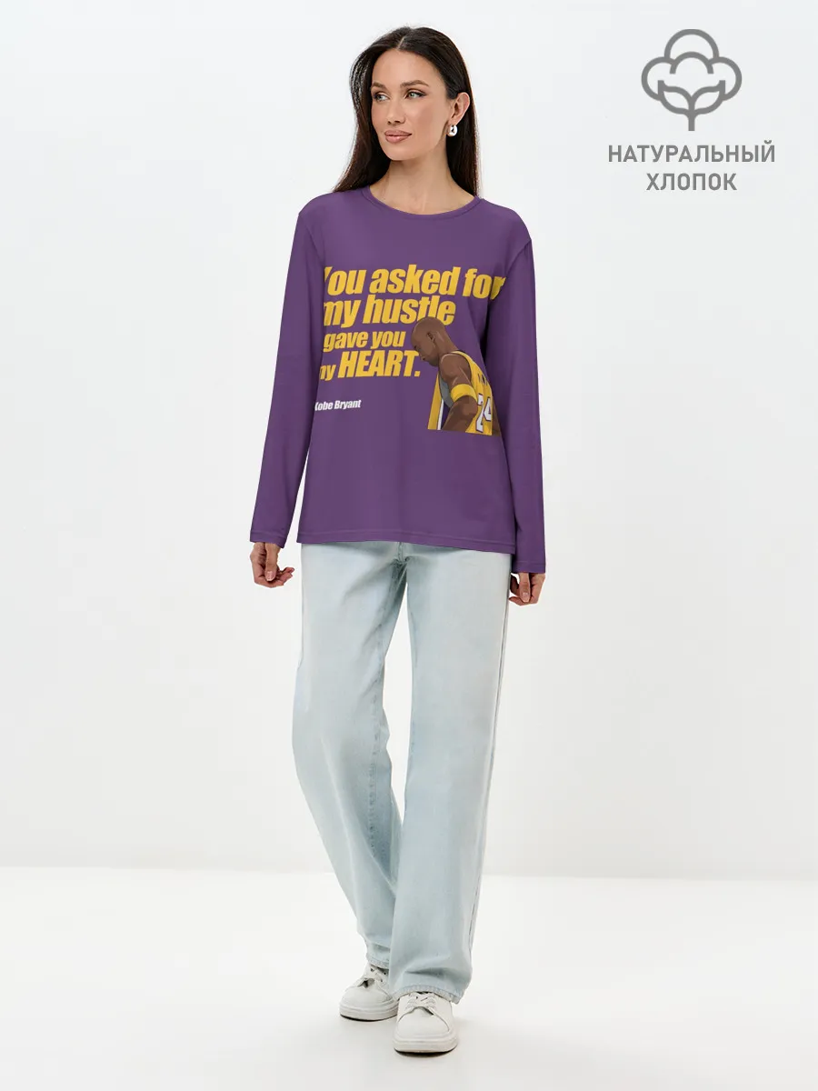 Лонгслив женский. Хлопок / Kobe Bryant