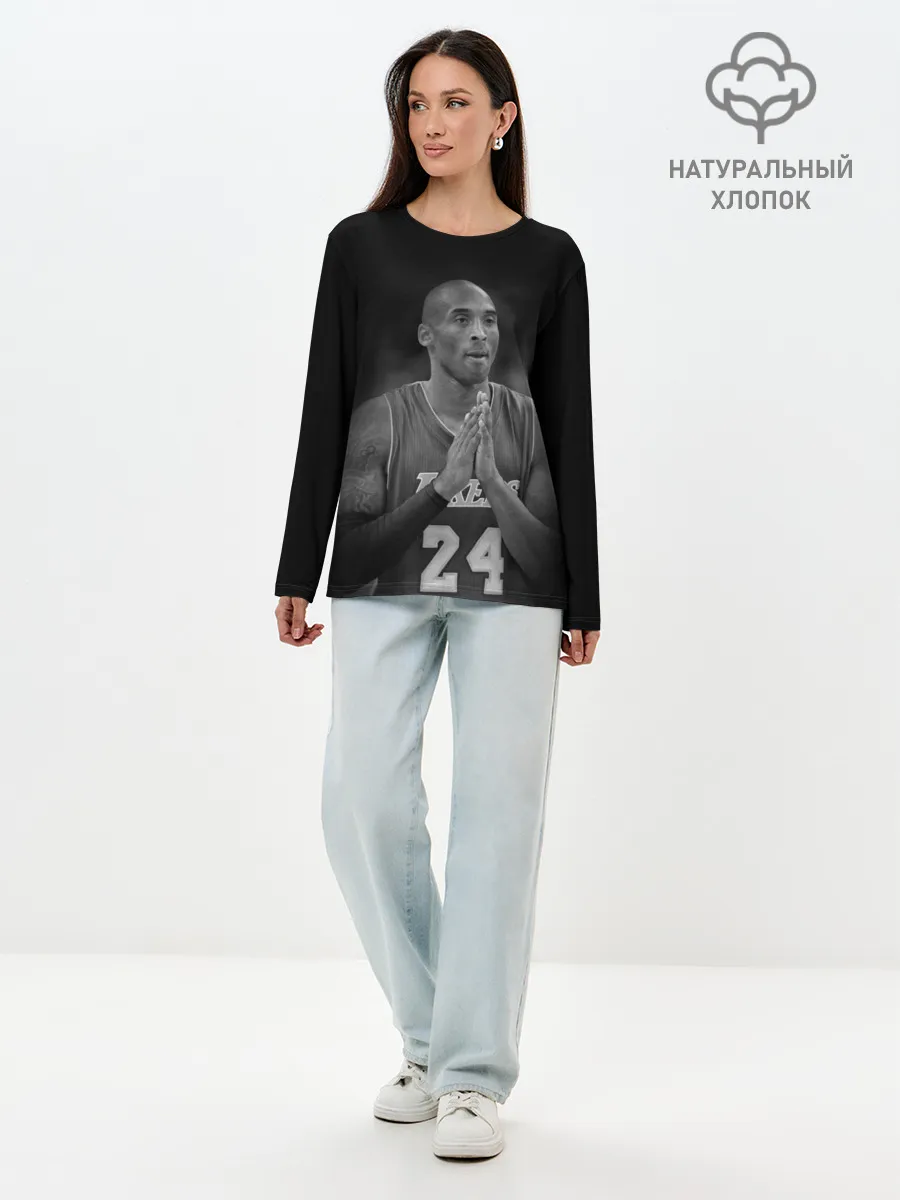 Лонгслив женский. Хлопок / Коби Брайант
