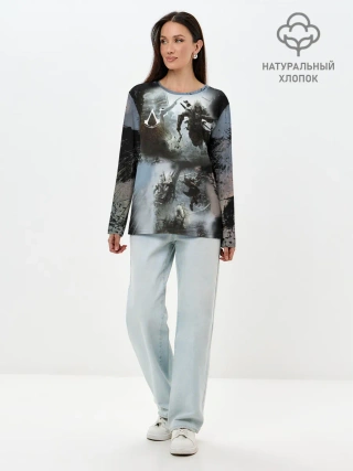 Лонгслив женский. Хлопок / Assassin’s Creed