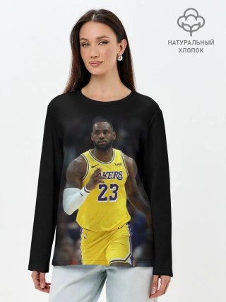 Лонгслив женский. Хлопок / Леброн Джеймс