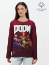 Лонгслив женский. Хлопок / Doom
