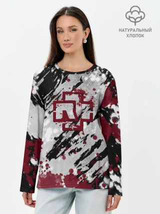 Лонгслив женский. Хлопок / Rammstein