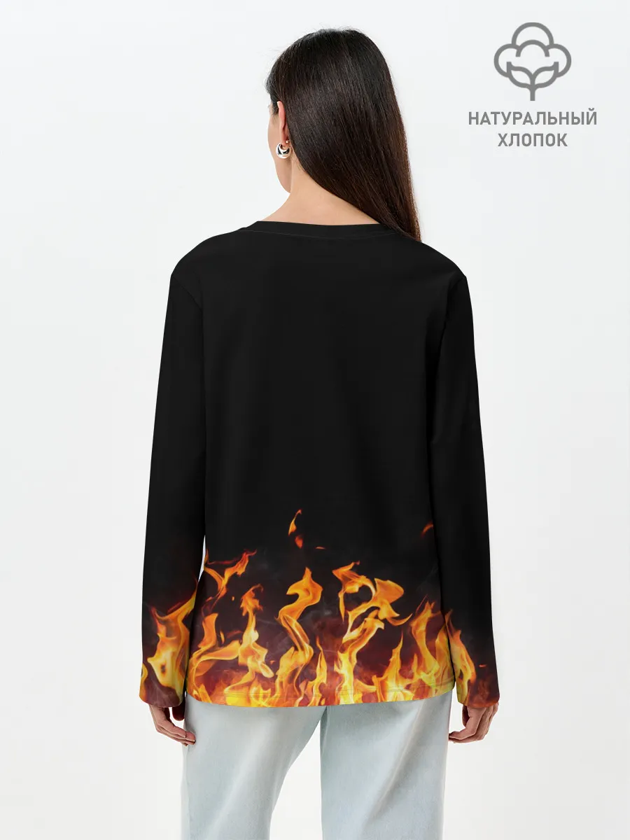 Лонгслив женский. Хлопок / Ozzy Osbourne