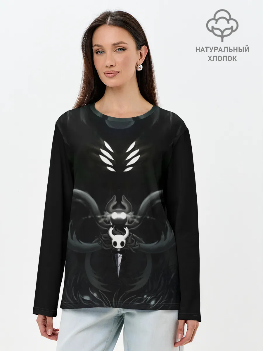 Лонгслив женский. Хлопок / Hollow Knight