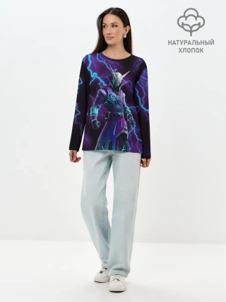 Лонгслив женский. Хлопок / FORTNITE