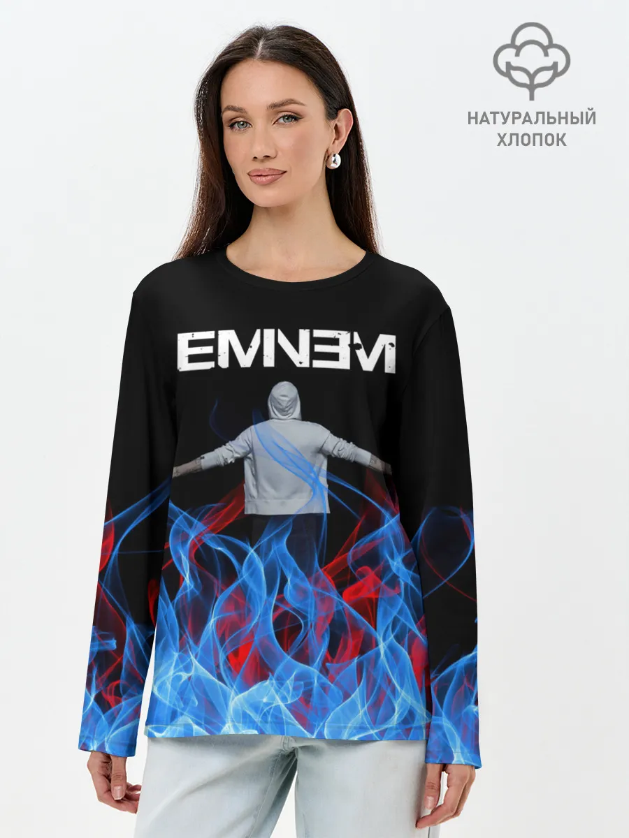 Лонгслив женский. Хлопок / EMINEM.