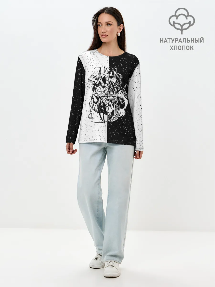Лонгслив женский. Хлопок / Hollow Knight