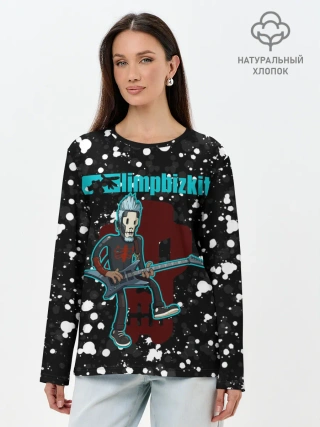 Лонгслив женский. Хлопок / LIMP BIZKIT