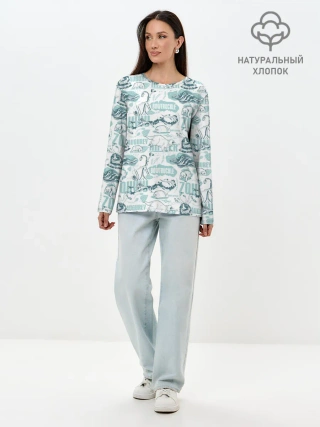 Лонгслив женский. Хлопок / Fantastic Beasts