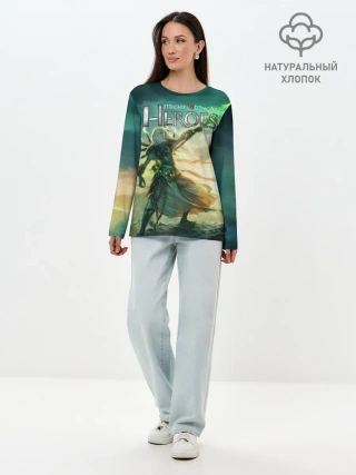 Лонгслив женский. Хлопок / Heroes of Might and Magic