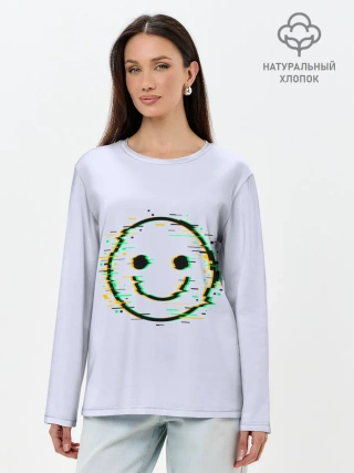 Лонгслив женский. Хлопок / Smile