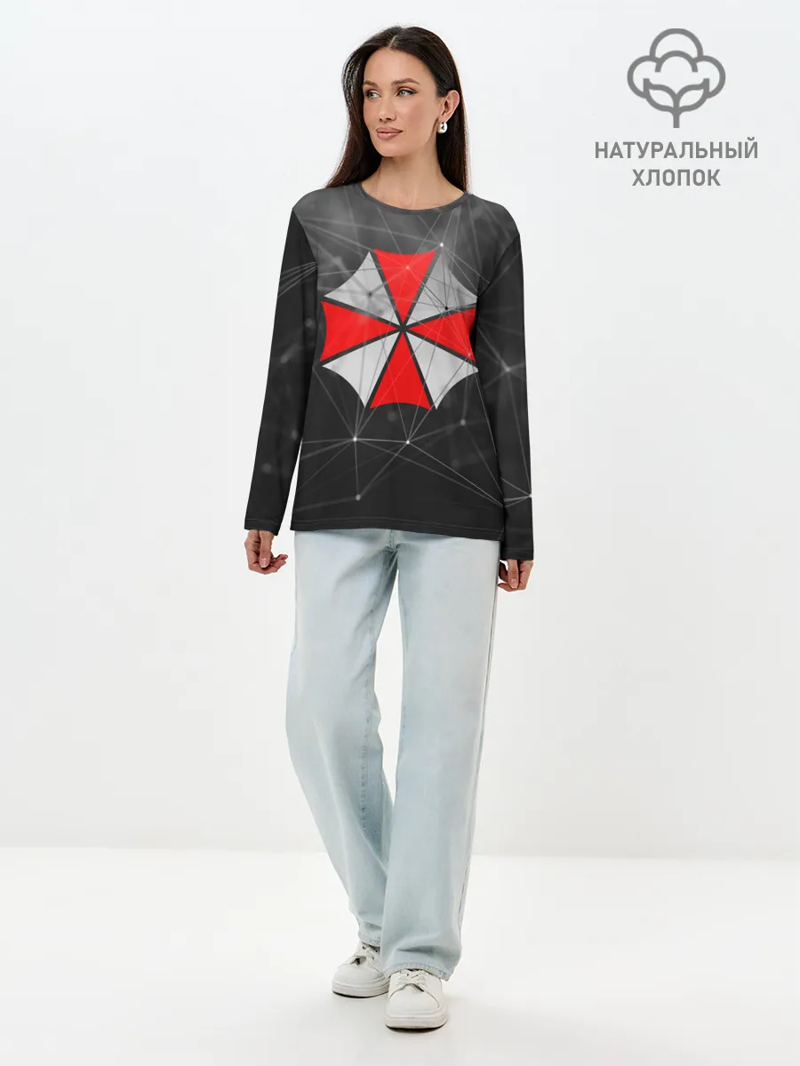 Лонгслив женский. Хлопок / UMBRELLA CORP