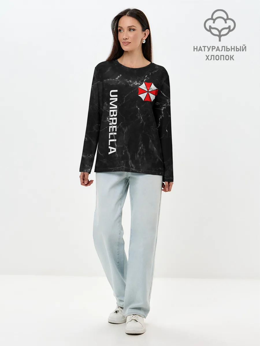 Лонгслив женский. Хлопок / UMBRELLA CORP