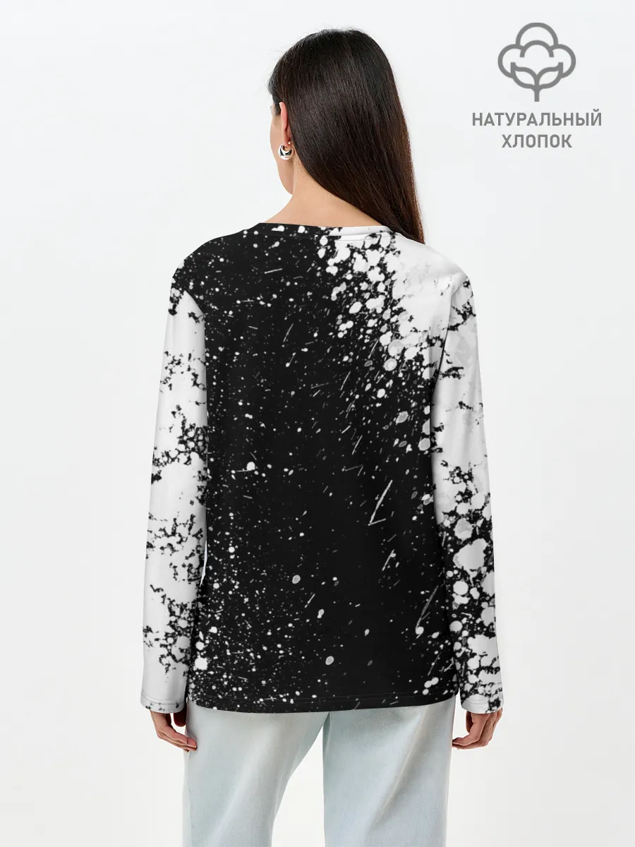 Лонгслив женский. Хлопок / BMW