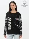 Лонгслив женский. Хлопок / BMW