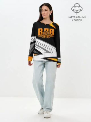 Лонгслив женский. Хлопок / ВДВ