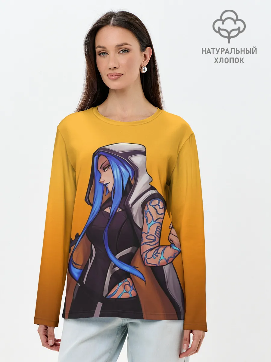 Лонгслив женский. Хлопок / Maya