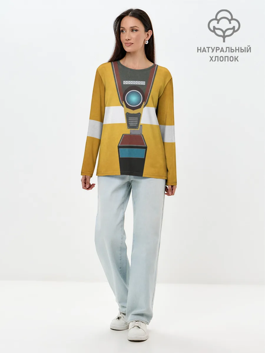 Лонгслив женский. Хлопок / CL4P-TP