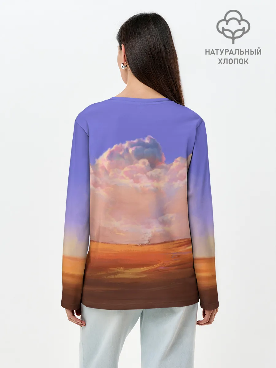 Лонгслив женский. Хлопок / Snapfire