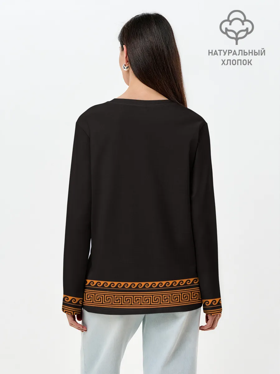 Лонгслив женский. Хлопок / Греко-римская борьба