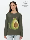 Лонгслив женский. Хлопок / AVOCATO