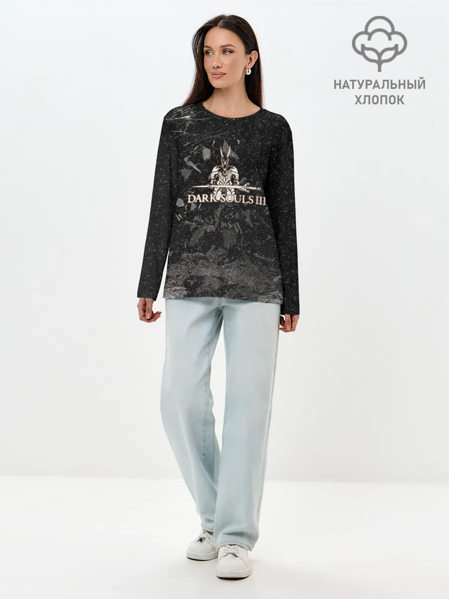 Лонгслив женский. Хлопок / DARK SOULS
