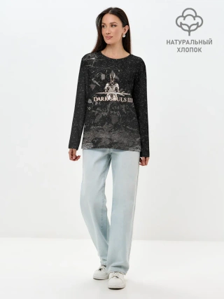 Лонгслив женский. Хлопок / DARK SOULS