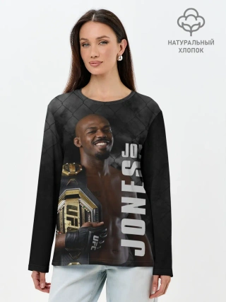 Лонгслив женский. Хлопок / Jon Jones / Джон Джонс