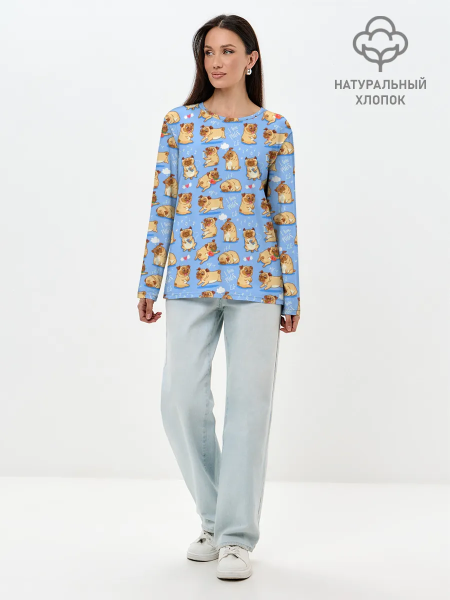 Лонгслив женский. Хлопок / Best Friends