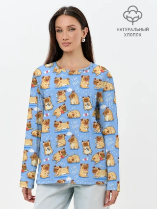 Лонгслив женский. Хлопок / Best Friends