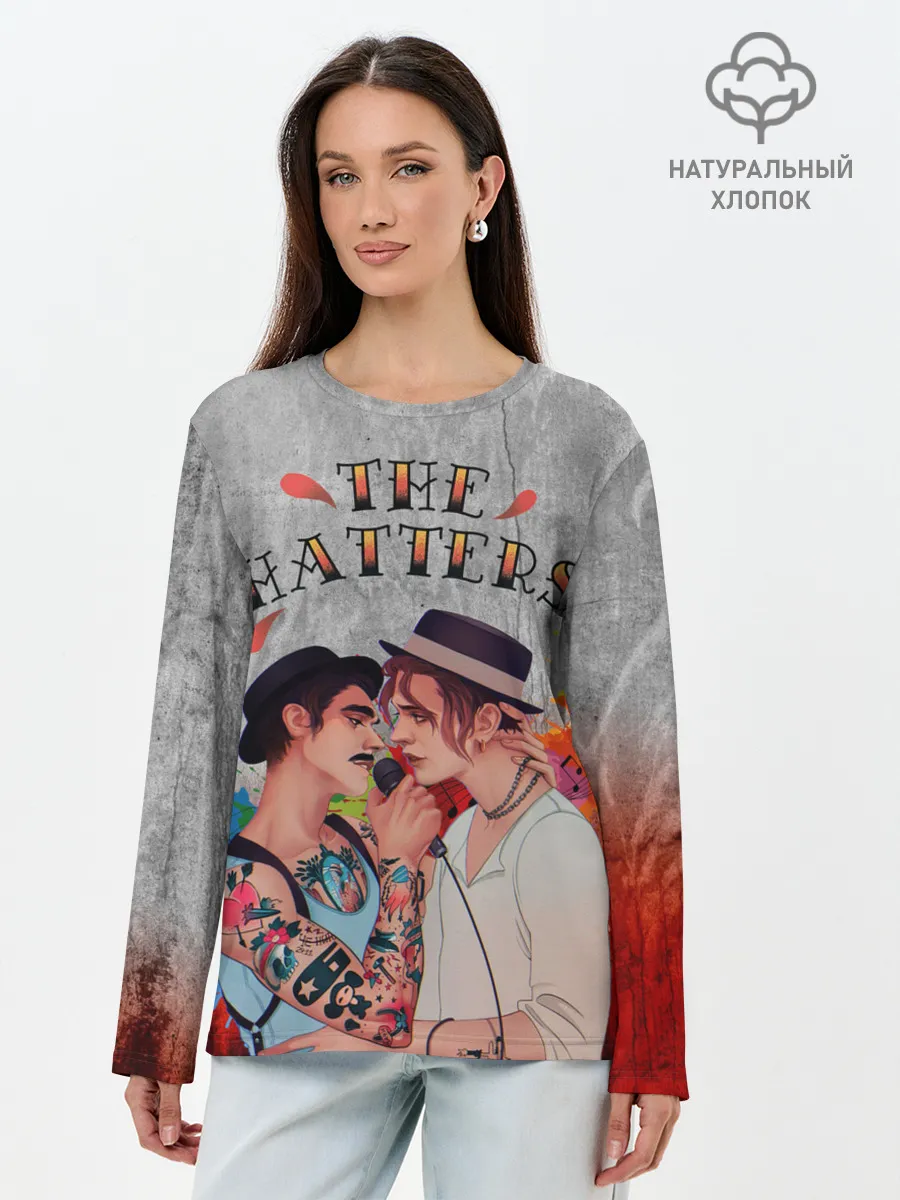 Лонгслив женский. Хлопок / THE HATTERS