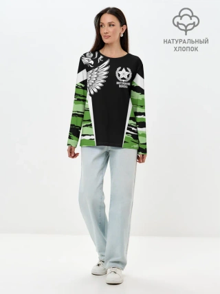 Лонгслив женский. Хлопок / Внутренние войска